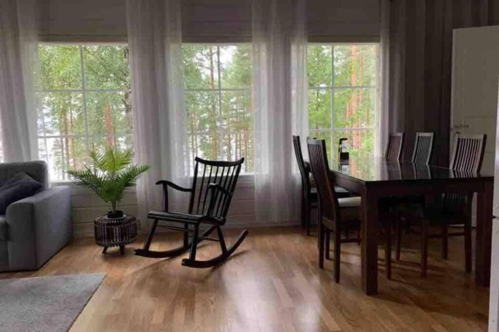 Elegant Villa On The Shore Of Lake Saimaa Lappeenranta Bagian luar foto